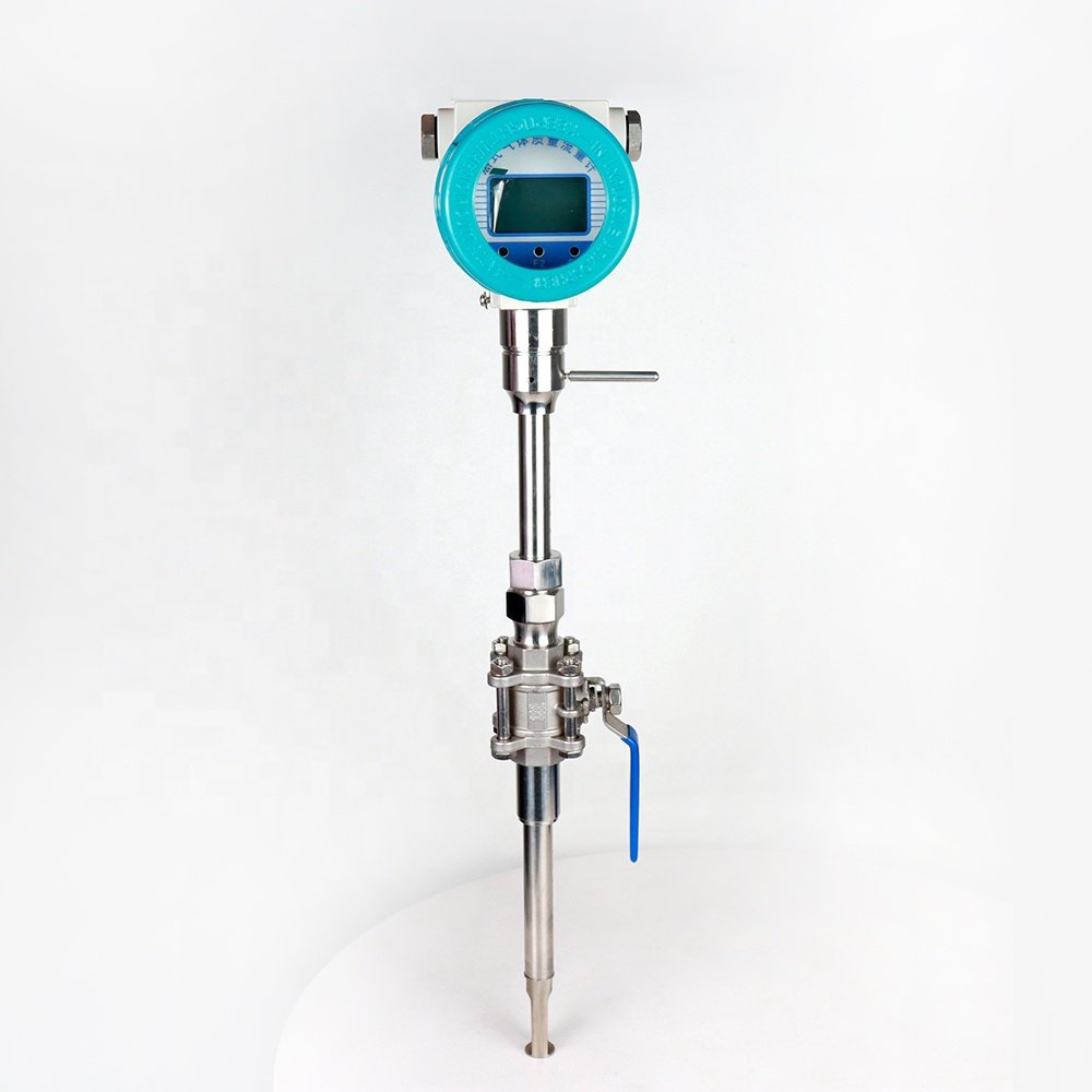 DN65~1600mm Insertion Thermal Gas Mass Flow Meter for Air Oxygen Argon