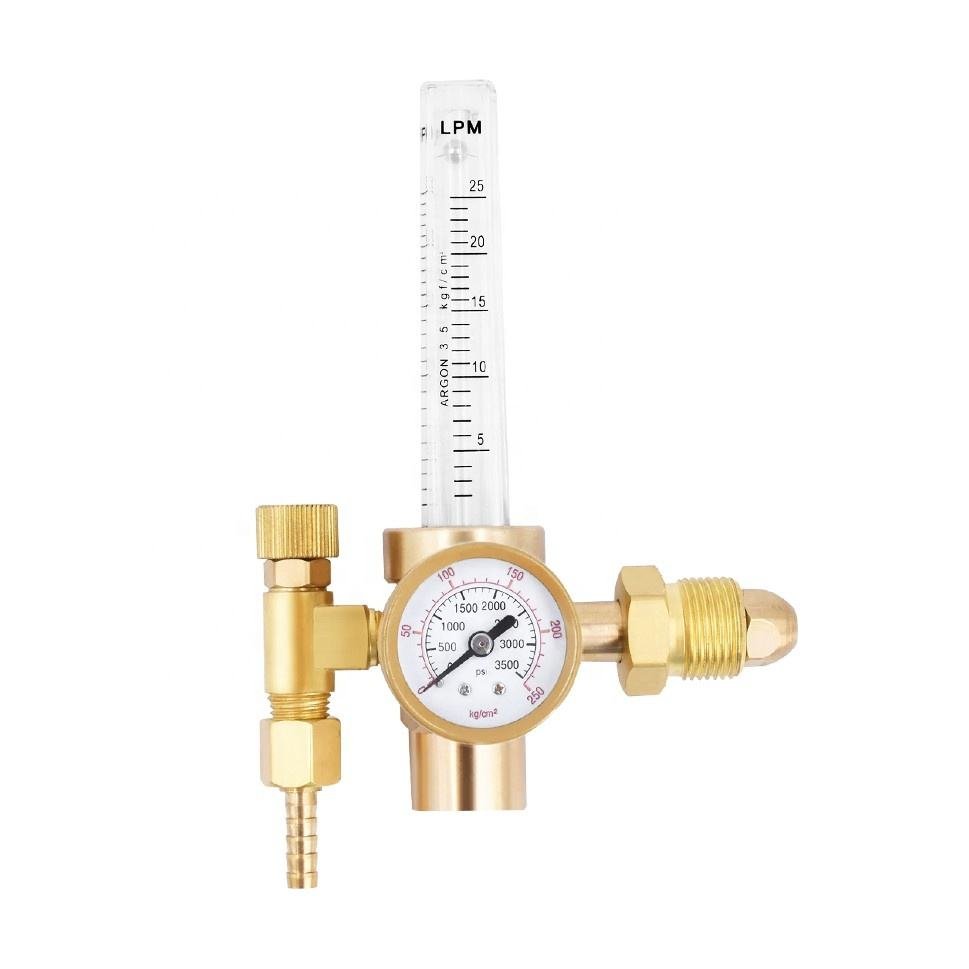 Pressure Reducer Industrial Welding/Cutting Flow Meter Argon/CO2 Gas High Quality Flowmeter Stable Brass Regulator