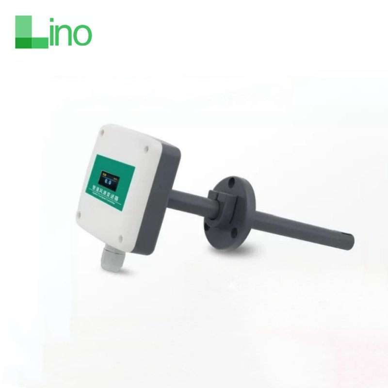 LINO Weather Station Air Velocity Sensor Meter Air Flow Velocity Meter Duct Wind Speed Sensor