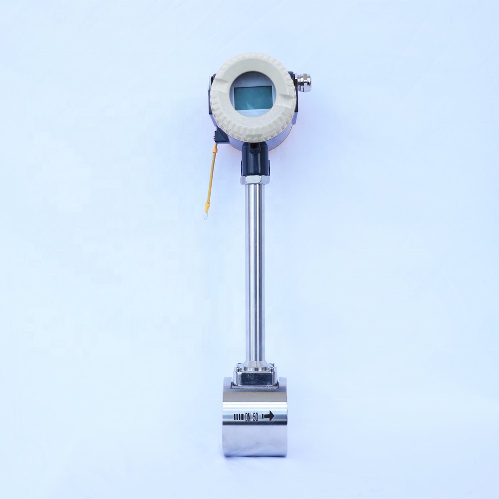 Vortex Flow Meter for Liquid and Gas OEM Chinese Manufacturer RS485 With Temperature Compensation Flowmeters