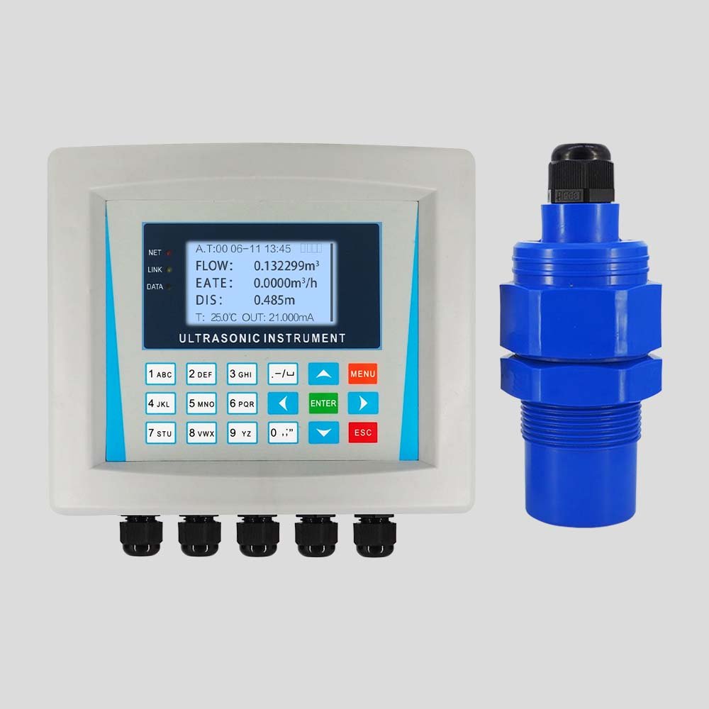 Ultrasonic Flowmeter Rs485 River Flow Meter Open Channel Level Flowmeter
