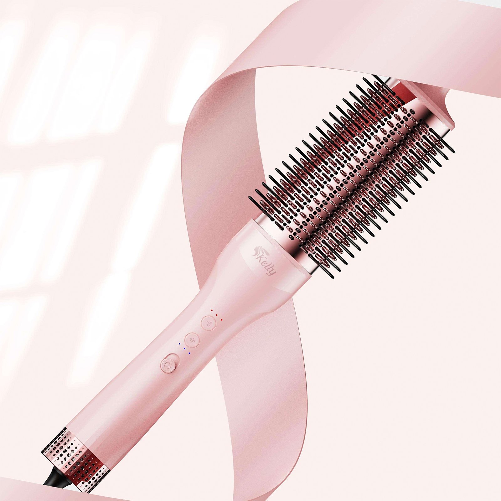Wet to Dry 2-in-1 Hair Dryer Brush with Hot air Flow, Brush Air Blow Dryer, Digital BLDC Motor Blowdry Brush