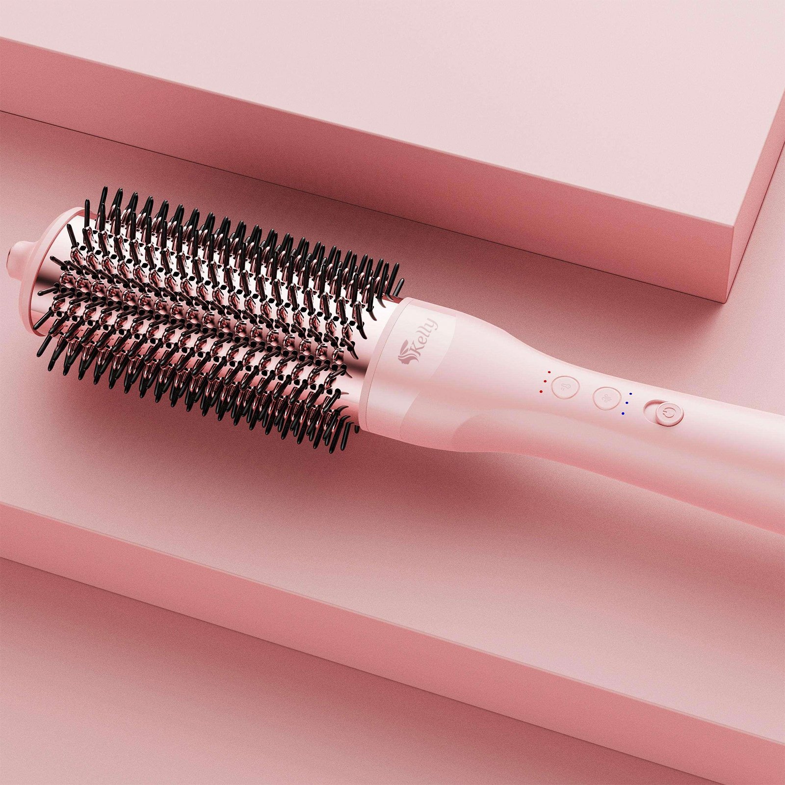 Wet to Dry 2-in-1 Hair Dryer Brush with Hot air Flow, Brush Air Blow Dryer, Digital BLDC Motor Blowdry Brush