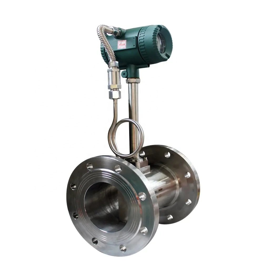 Smart Integral 24v Digital Sanitary Oxyzen Dollar Rate Digital Vortex Flow Meter Air Ultrasonic Steam China Vortex Flow Meter