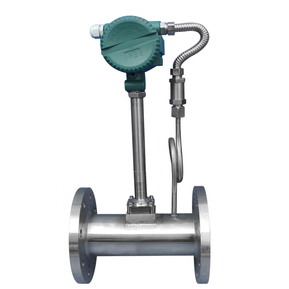 Smart Integral 24v Digital Sanitary Oxyzen Dollar Rate Digital Vortex Flow Meter Air Ultrasonic Steam China Vortex Flow Meter