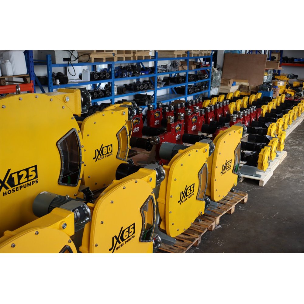 JX High Abrasion Rubber Peristaltic Hose Pump for Chemical Dosing Applications