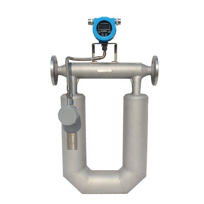 Factory Price Coriolis Mass Flow Meter Can Measure Mass Flow of Medium, Density and Temperature