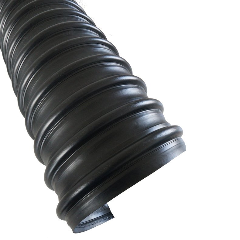 High Temperature Hose TPE Steel Wire Telescopic Air Duct Industrial Waste Gas Telescopic Spiral Corrugated Pipe