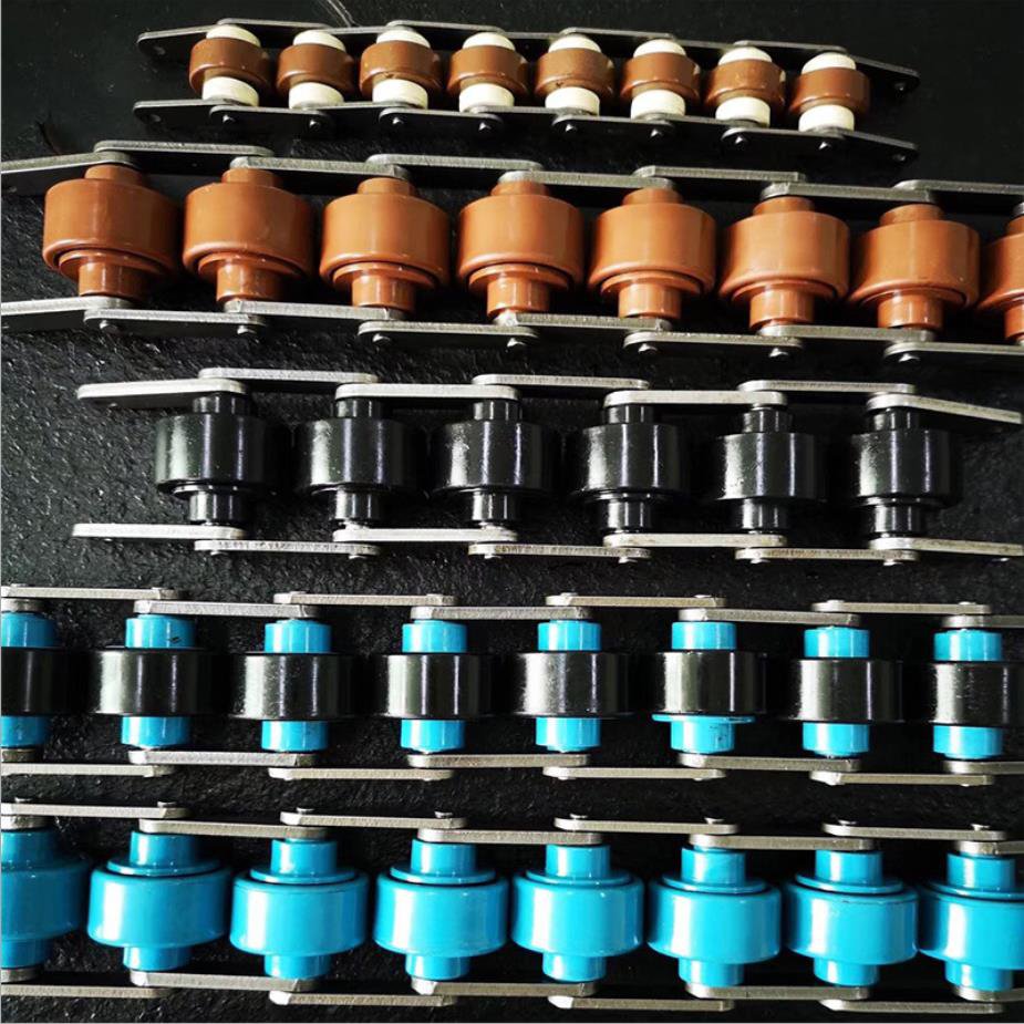 Made in Guangdong Metal Double Free Flow Chain Roller Chain for Industrial Equipment