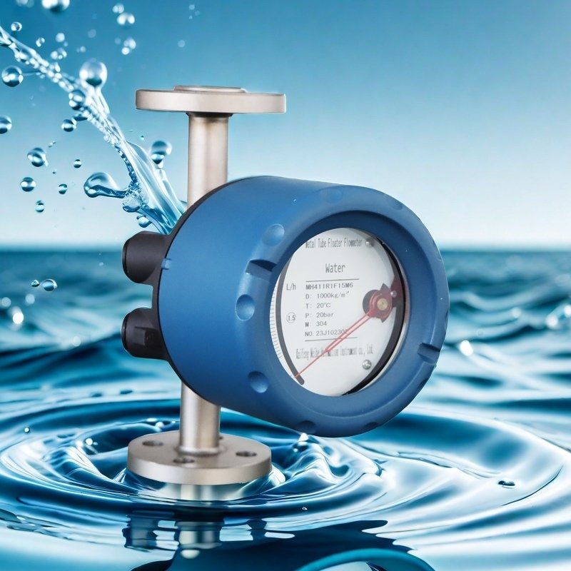 High-precision Clamp Meters Metal Tube Float Flowmeter SS304 Flow Meter Rotameter