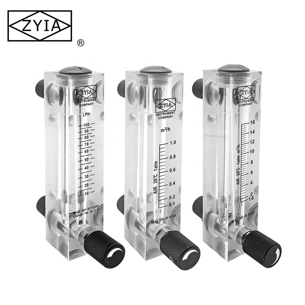 LZM-15Z Panel Type Application of Compressed air Rotameter Oxygen Gas Flow Meter Flowmeter