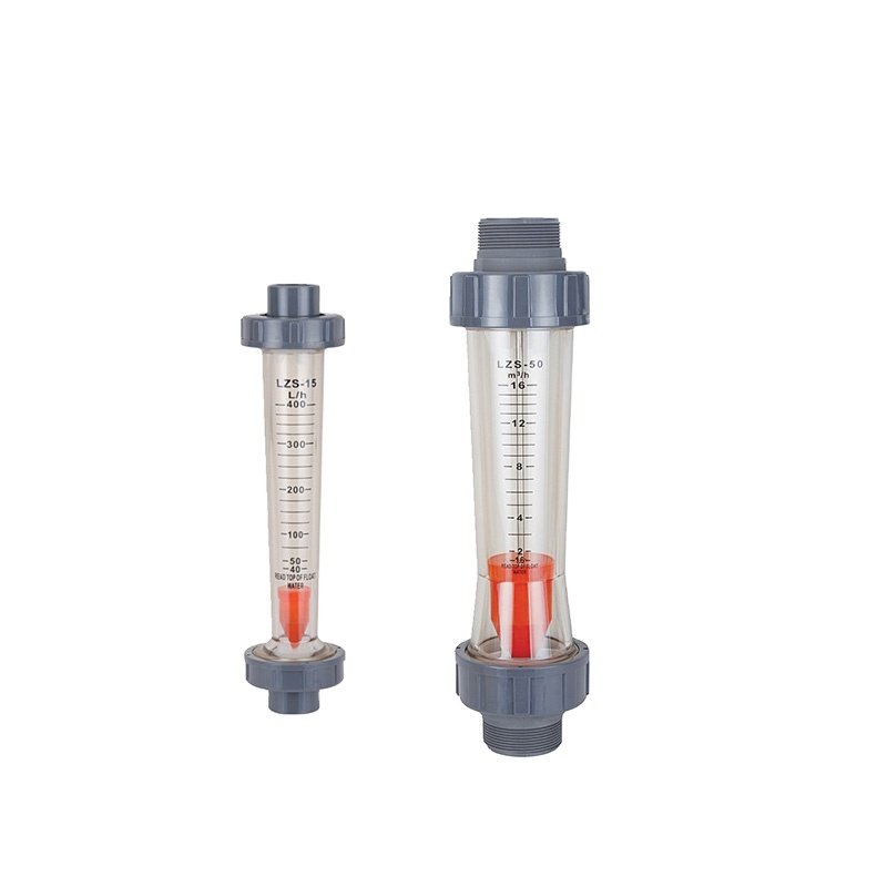 Factory Price Durable Plastic ABS DN25 Tube Type Liquid Flow Meter for Ro Water Treatment Plant
