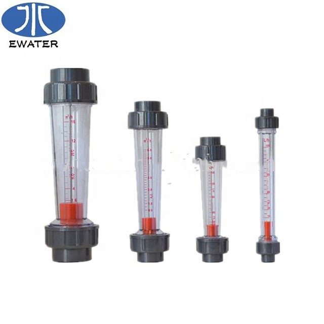 Factory Price Durable Plastic ABS DN25 Tube Type Liquid Flow Meter for Ro Water Treatment Plant