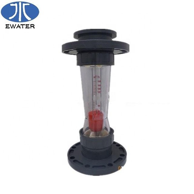 Factory Price Durable Plastic ABS DN25 Tube Type Liquid Flow Meter for Ro Water Treatment Plant