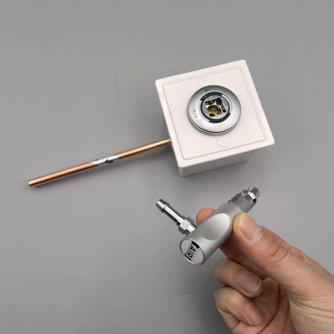 German Standard Oxygen Plug Medical Probe for Medical Flower Meter Quick Connector for Oxygen Medical