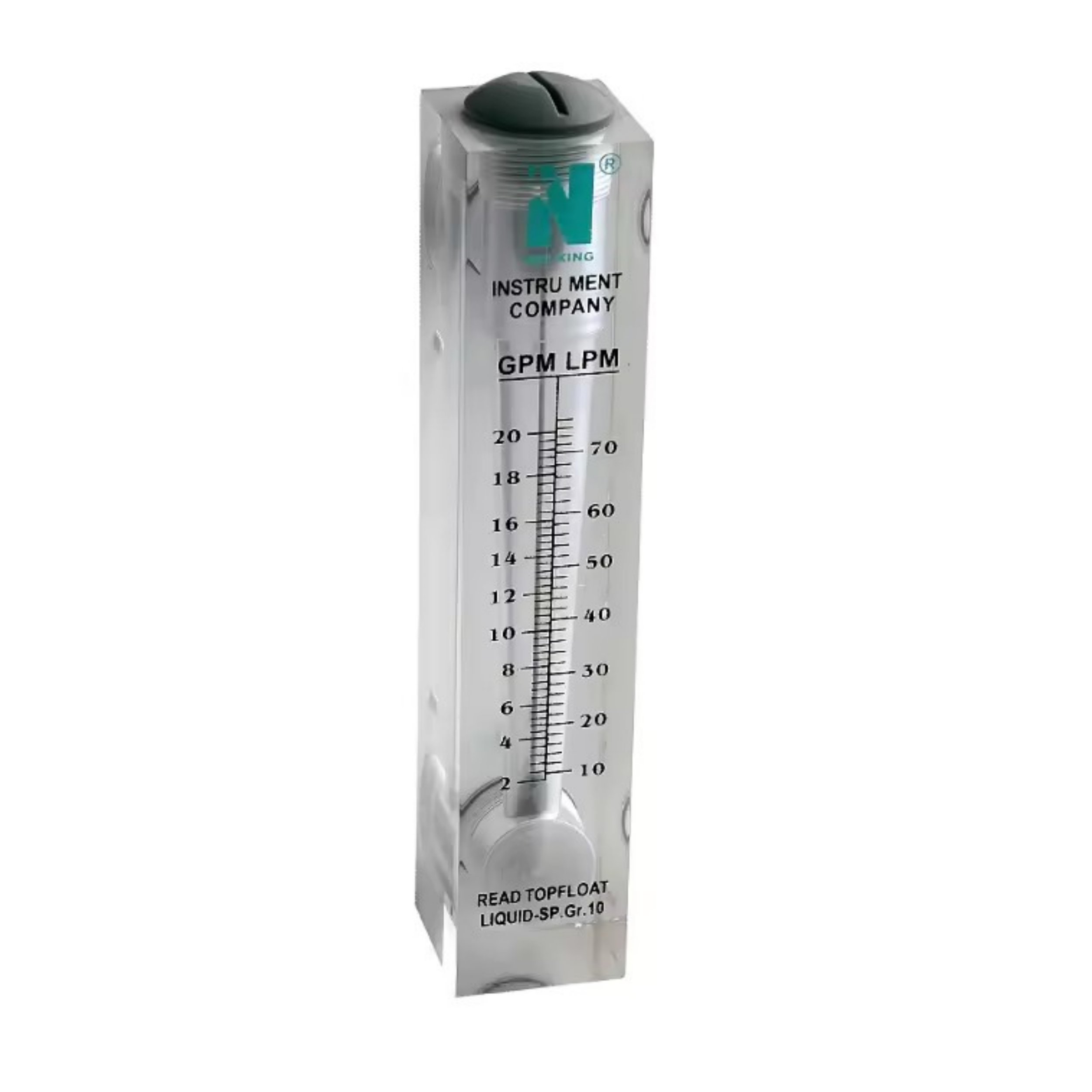 China Hot Sale Portable Panel Mount Liquid Corrosion Resistant Acrylic Water Flow Meter