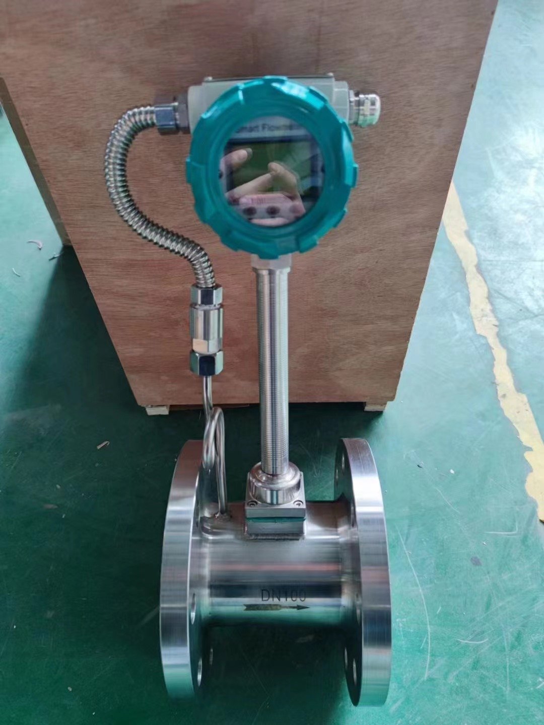 Kaifeng BST Body Material SUS304 SUS316L Steam Gas High Temperature 300°C Vortex Flowmeter