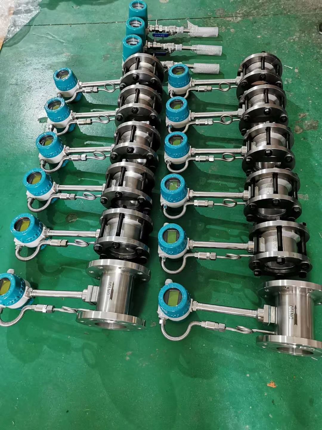 Kaifeng BST Body Material SUS304 SUS316L Steam Gas High Temperature 300°C Vortex Flowmeter