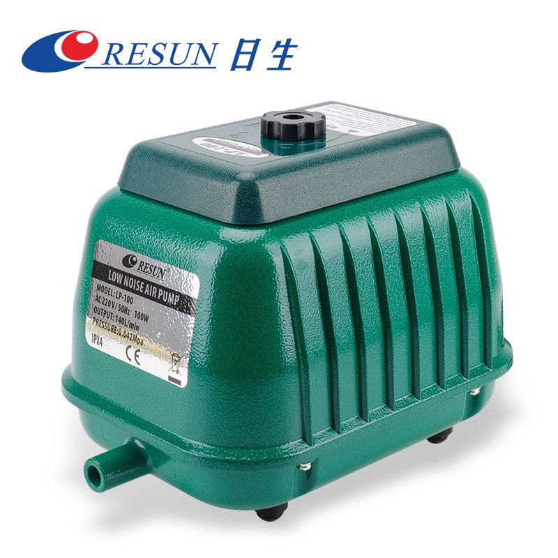 Resun LP 100 Diaphragm air Pump High Flow Noise air Blower Fish Pond Aeration