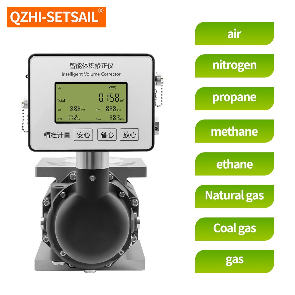 High Precision Intelligent Gas Roots Flow Meters Compressed air Gas Meter CE Certified High Quality Manufacturer Gas Flowmeter