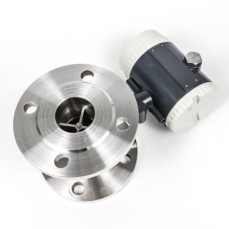 Stainless Steel Turbine Flowmeter Flow Sensor for Dry Run Water Flow Meter Water 3/4 4-20Ma
