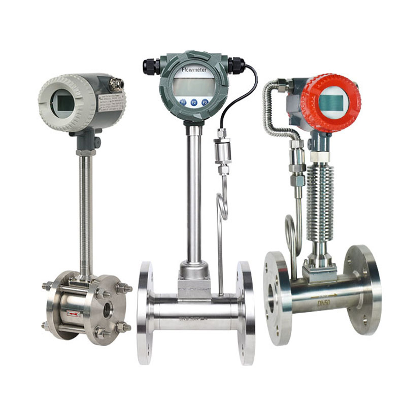 6 Inch vortex Flow Meter Oxygen for Biogas Steam Oxygen Co2 Gas Flowmeter for High Temperature Flue Hydrogen Chlorine Gasoline
