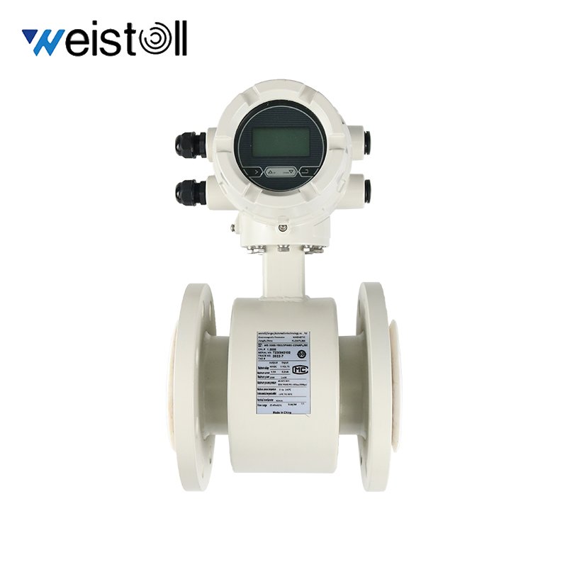 Weistoll New Arrivals Customized Intelligent Liquid Electromagnetic Flowmeter Electromagnetic Flow Meter