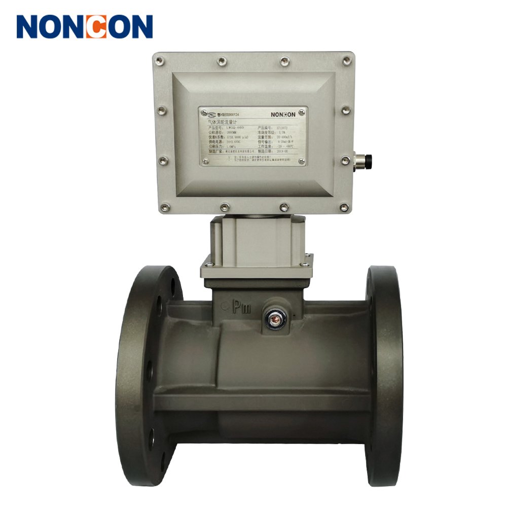 2024 New Good Price Turbine Rotary Gas Flow Meter Propane N2 Ipg Compressed air Gas Consumption Flow Meter with LCD