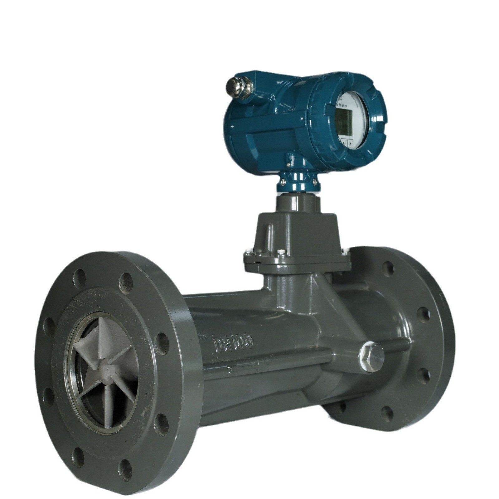 Precession vortex Flow Meter air Flow Meter with 4-20mA Pulse Output 24V Power Supply