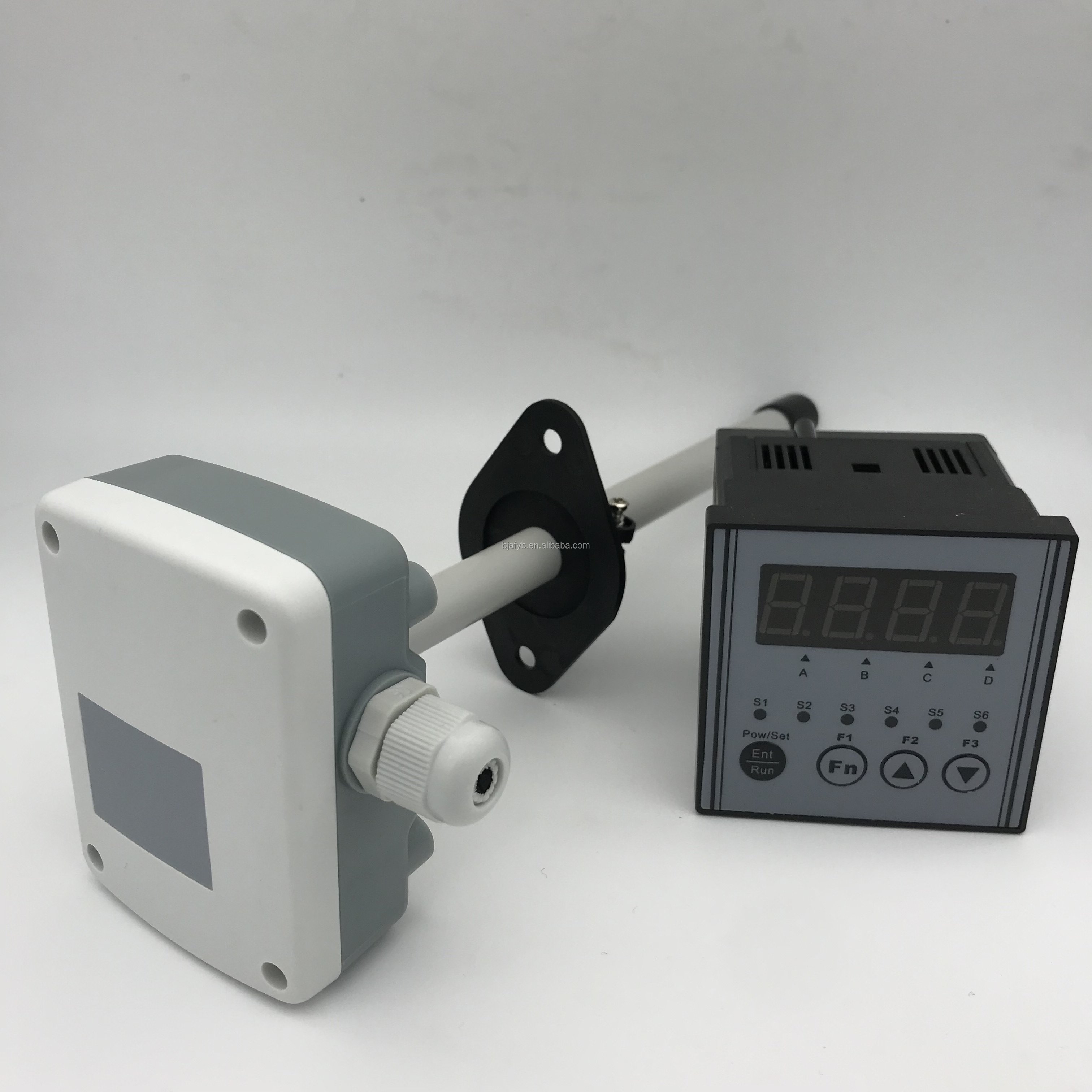 0 - 5V 4 - 20mA Nitrogen Gas Soot Exhaust Pipe Air Flow Wind Speed Sensor