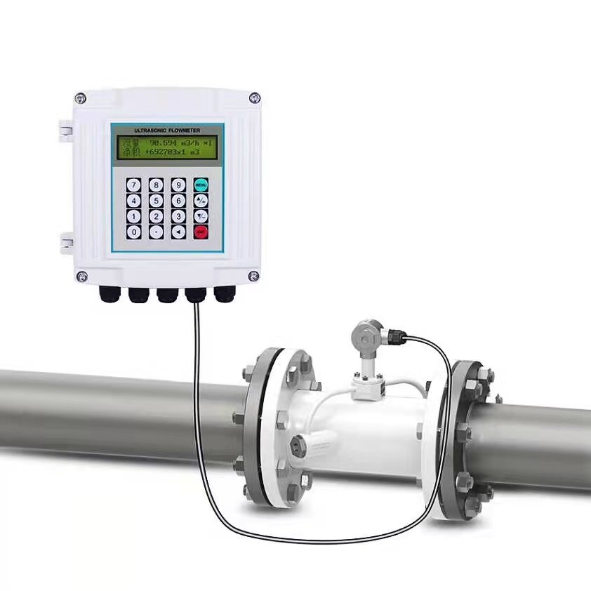 Clamp on Integrated Ultrasonic Flow Meter Portable Ultrasonic Flowmeter