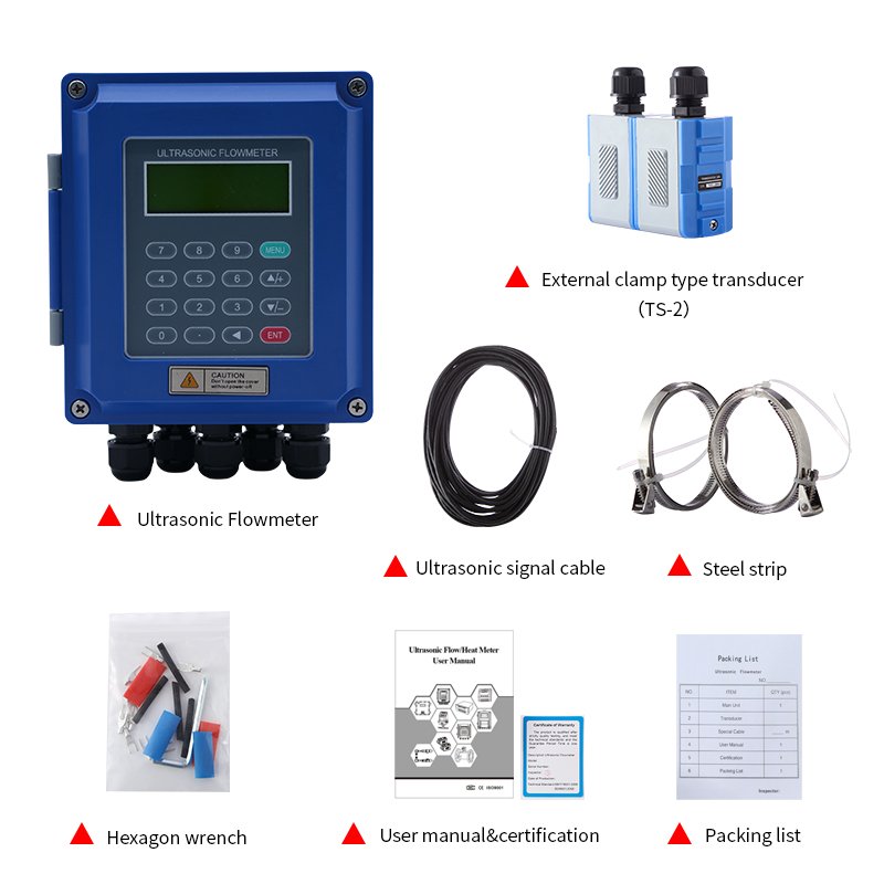 Wall Mount Ultrasonic Water Flow Meter Price,TS-2 Flow Sensor,Ultrasonic Flow Sensor Handheld