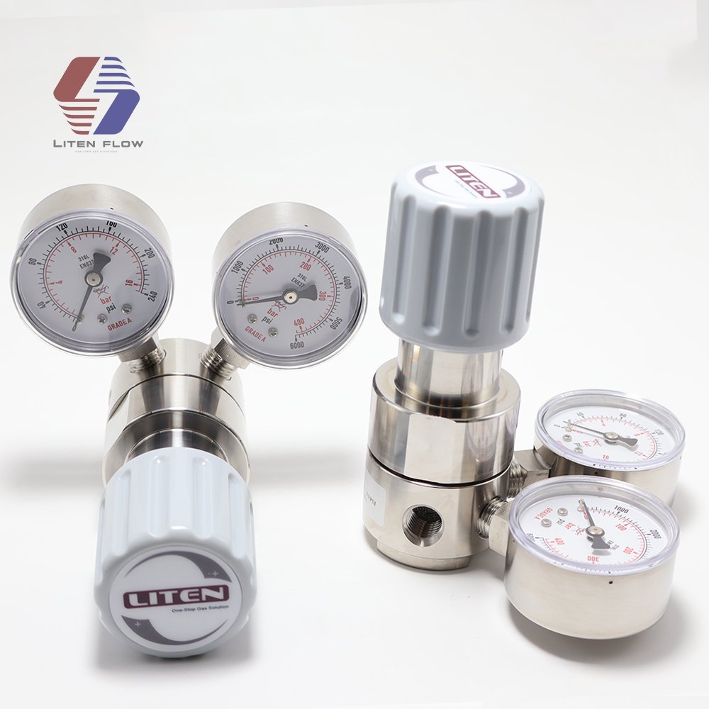 Nitrous Oxide Single Stage Metering 0-15 LPM Flow Control Regulator