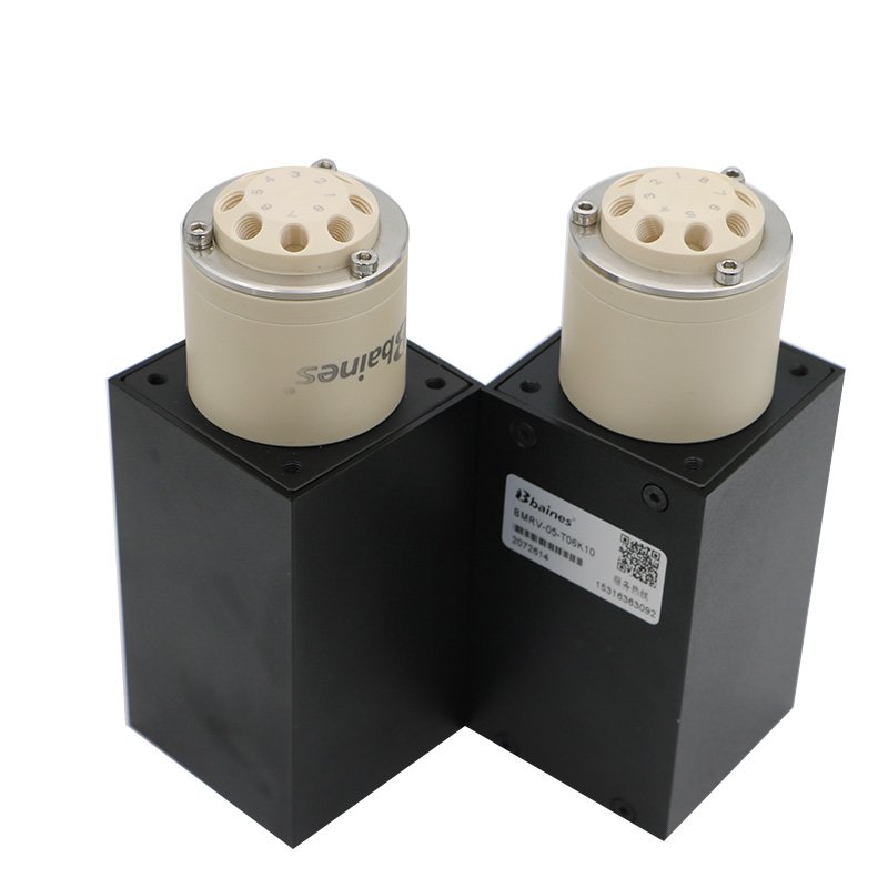 Precise Sampling Sapphire Fluid Path Liquid Dispense Multi Channel Selector Valve