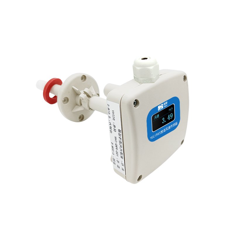 High Precision Duct Type Air Velocity Transducer Wind Speed Sensor Speed Measuring Instrument For Environmental Pipeline