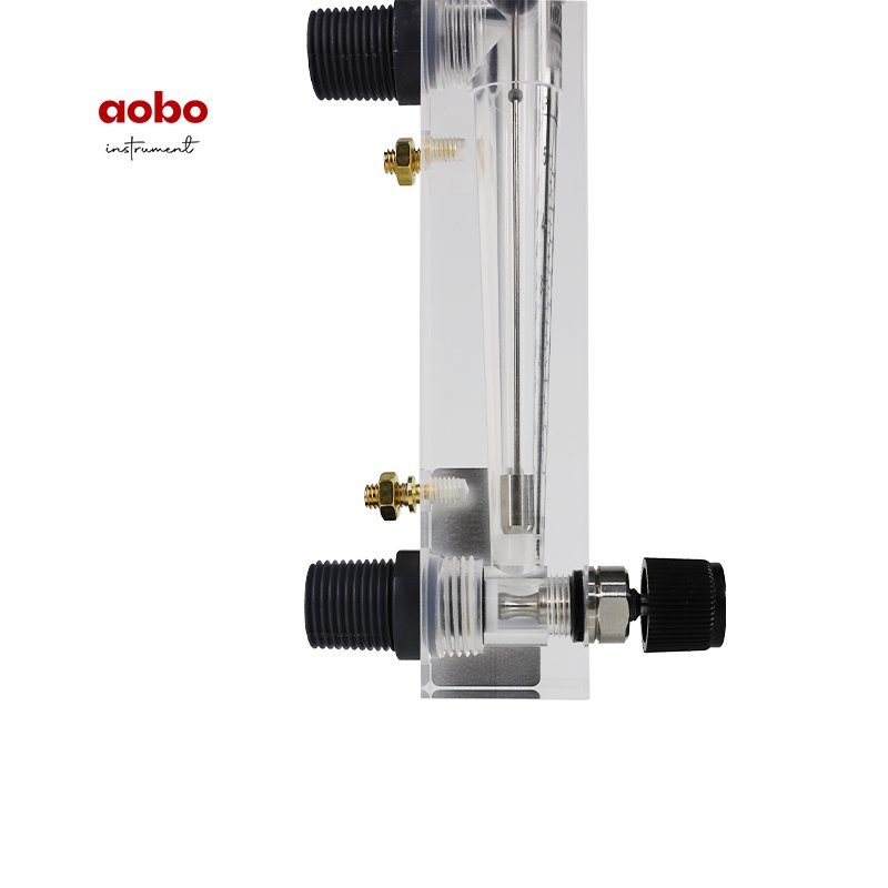 Tube Type Low Flow Flow Rate Controlling Glass PVC Portable Rotameters Flow Meter Water Flowmeter for Ozone Compressed Air