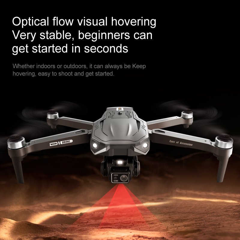 Professional D1 4K Camera Foldable Quadcopter Drone with Adjustable Obstacle Avoidance & Brushless Optical Remote Control Toy