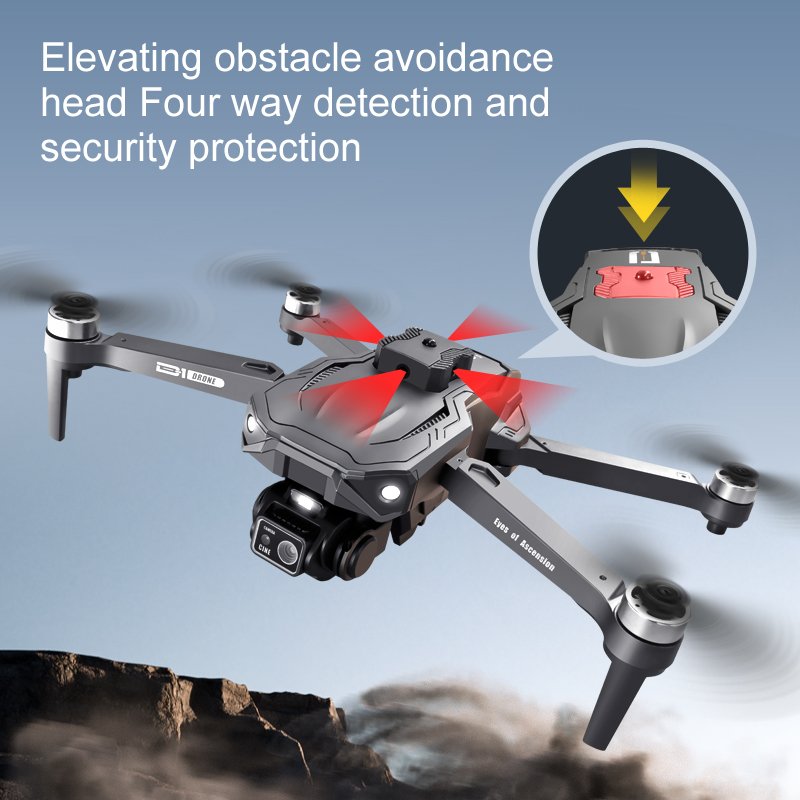 Professional D1 4K Camera Foldable Quadcopter Drone with Adjustable Obstacle Avoidance & Brushless Optical Remote Control Toy