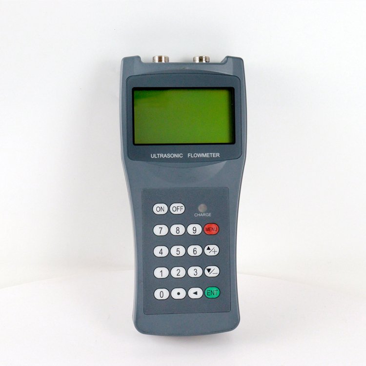 Handheld Ultrasonic Water Flow Meter with Three Clamp-on Type Flow Sensors Pipe Inline Portable Ultrasonic Water Flowmeter