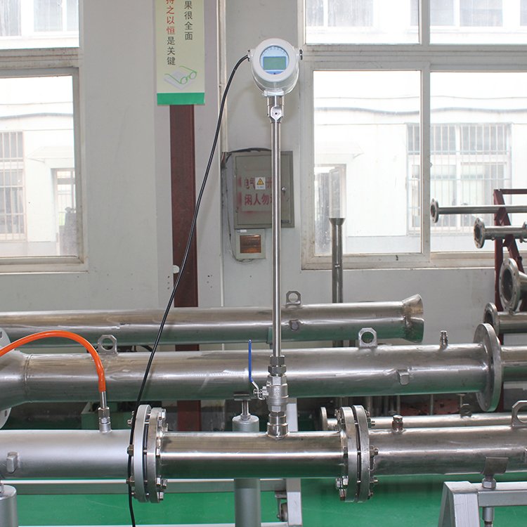 Classic Design Stainless Steel Compressed air Flow Meter Pulse / 4-20mA Thermal Mass Gas Flow Meter