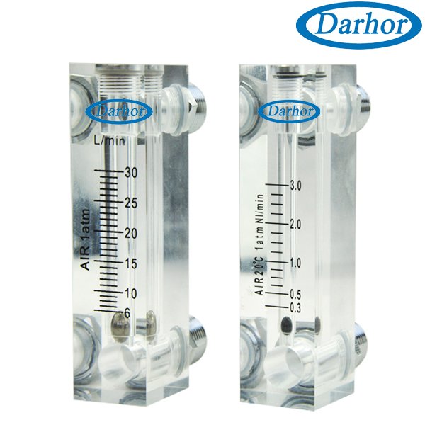 Darhor DFG-4T Co2 N2 Ar Panel Mount Water or air Flowmeter with Adjustable