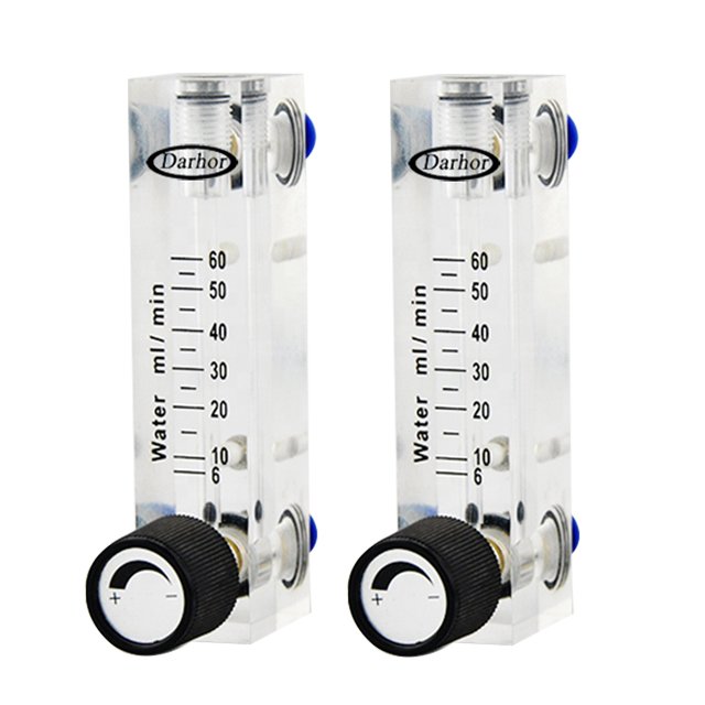 Darhor DFG-4T Co2 N2 Ar Panel Mount Water or air Flowmeter with Adjustable