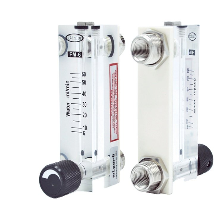 Darhor DFG-4T Co2 N2 Ar Panel Mount Water or air Flowmeter with Adjustable