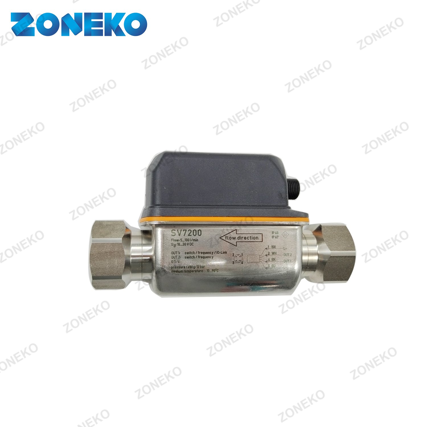 IFM Original IFM Vortex flow meter with display IFM SV7200 SVR34XXXIRKG/US-100