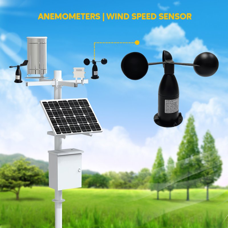 Buy Outdoor Marine Crane Weather Station Wind Speed Sensor Data Logger Air Speed Meter Anemometer
