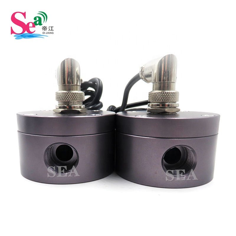 SEA Hall Effect NPN signal Pulse Output 1/4" Oval Gear Flow Meter Fuel Diesel Sensor Counter 30-300L/H