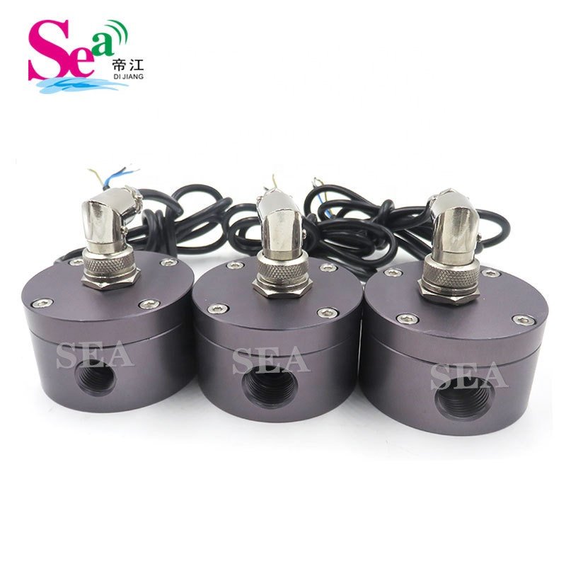 SEA Hall Effect NPN signal Pulse Output 1/4" Oval Gear Flow Meter Fuel Diesel Sensor Counter 30-300L/H