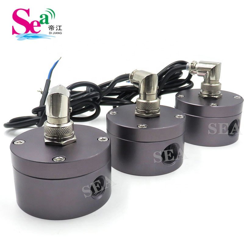SEA Hall Effect NPN signal Pulse Output 1/4" Oval Gear Flow Meter Fuel Diesel Sensor Counter 30-300L/H