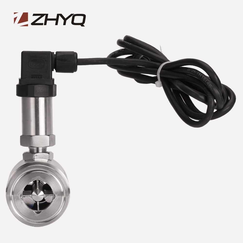 Stainless Steel Pulse Dn25 Dn40 304 316L Clamp Sanitary Turbine Flow Meter