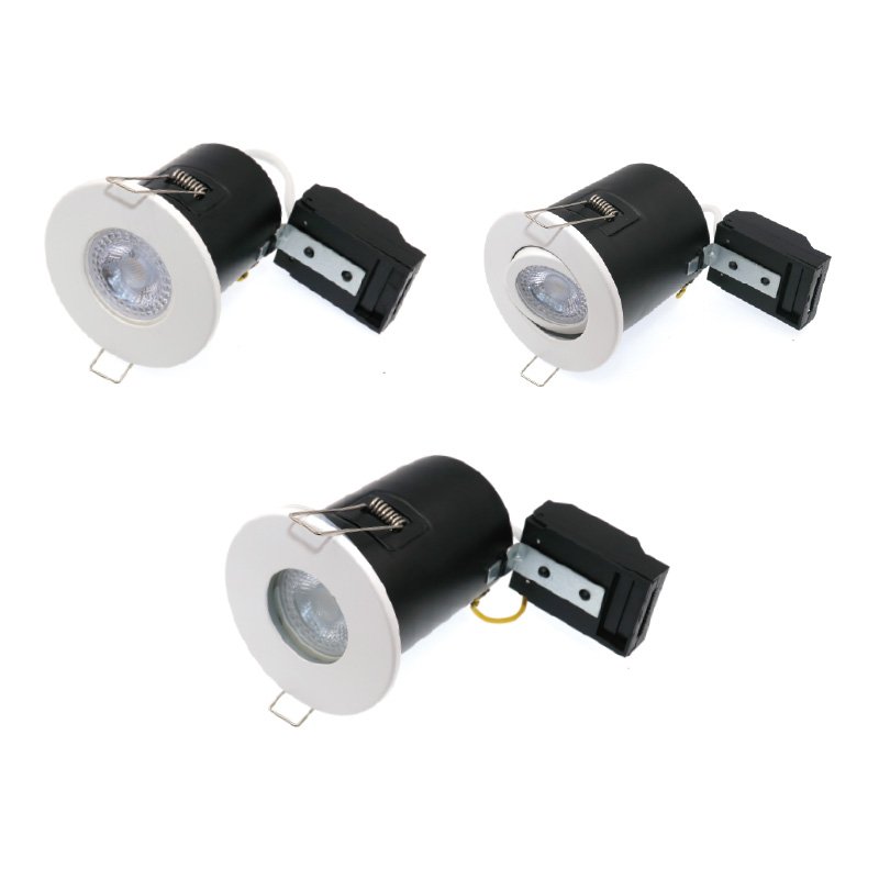 Free Air Flow Gu10 Fire Rated Downlight Hot Sell Indoor 3000K 5000K Fire Resistant Recessed Spotlight Fire Rated Downlight